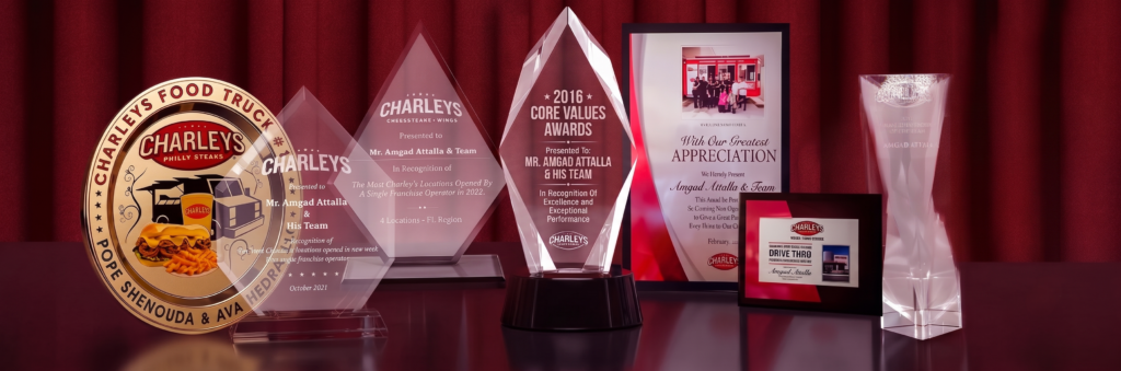 The Charleys awards presented to Amgad Attalla and his team