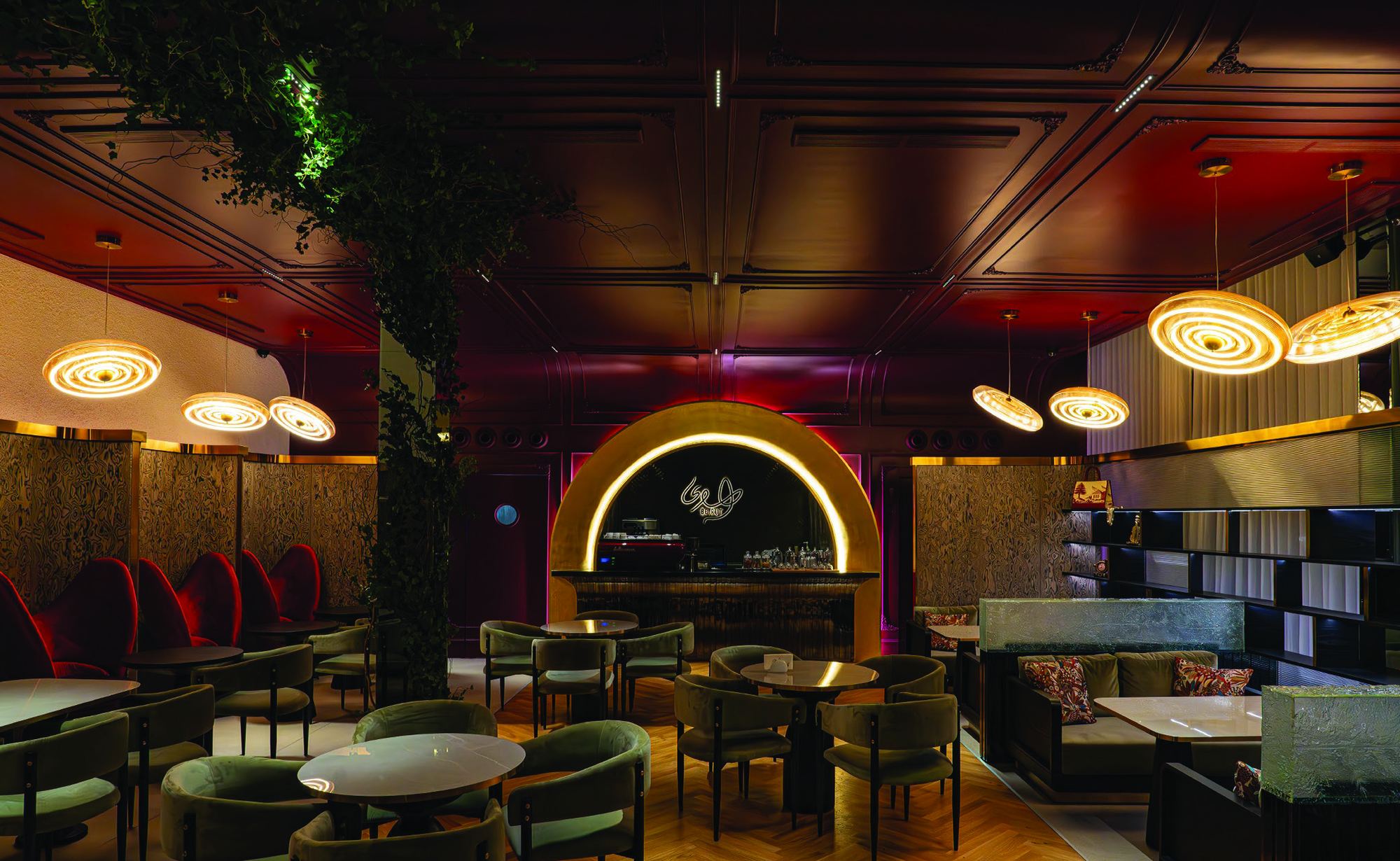 Hawa Beirut dining room